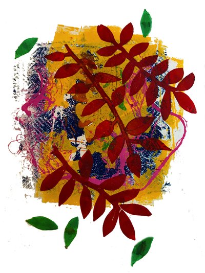 Red Leaves by Sarah Thompson Engels